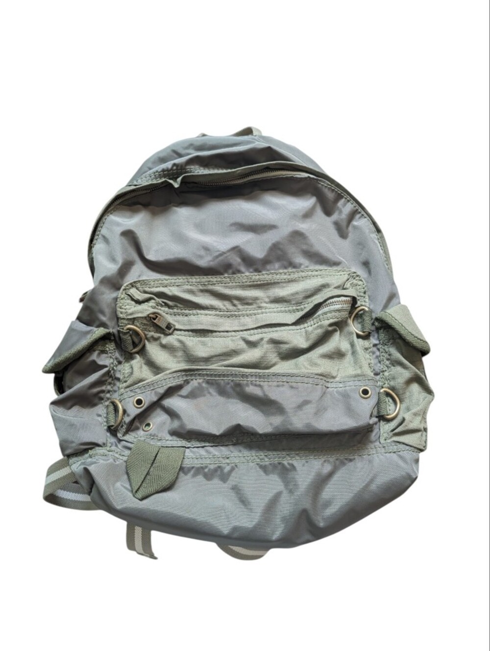 GAP Utility Nylon Backpack | Y2K Gorpcore Cargo Backpack | Army Green - Picture 2 of 15